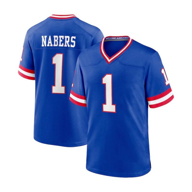 NFL Giants 1 Carter Retro Rugby Jersey Embroidered Football Men Women