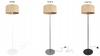 FLOOR LAMP STANDING METAL LAMPSHADE 35CM