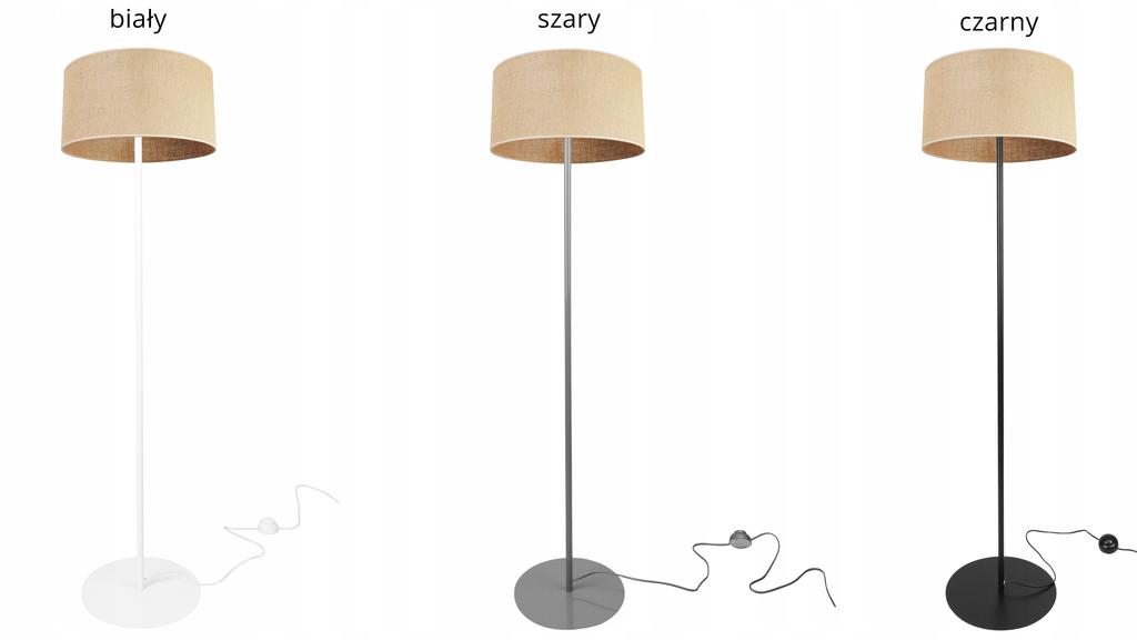 FLOOR LAMP STANDING METAL LAMPSHADE 35CM