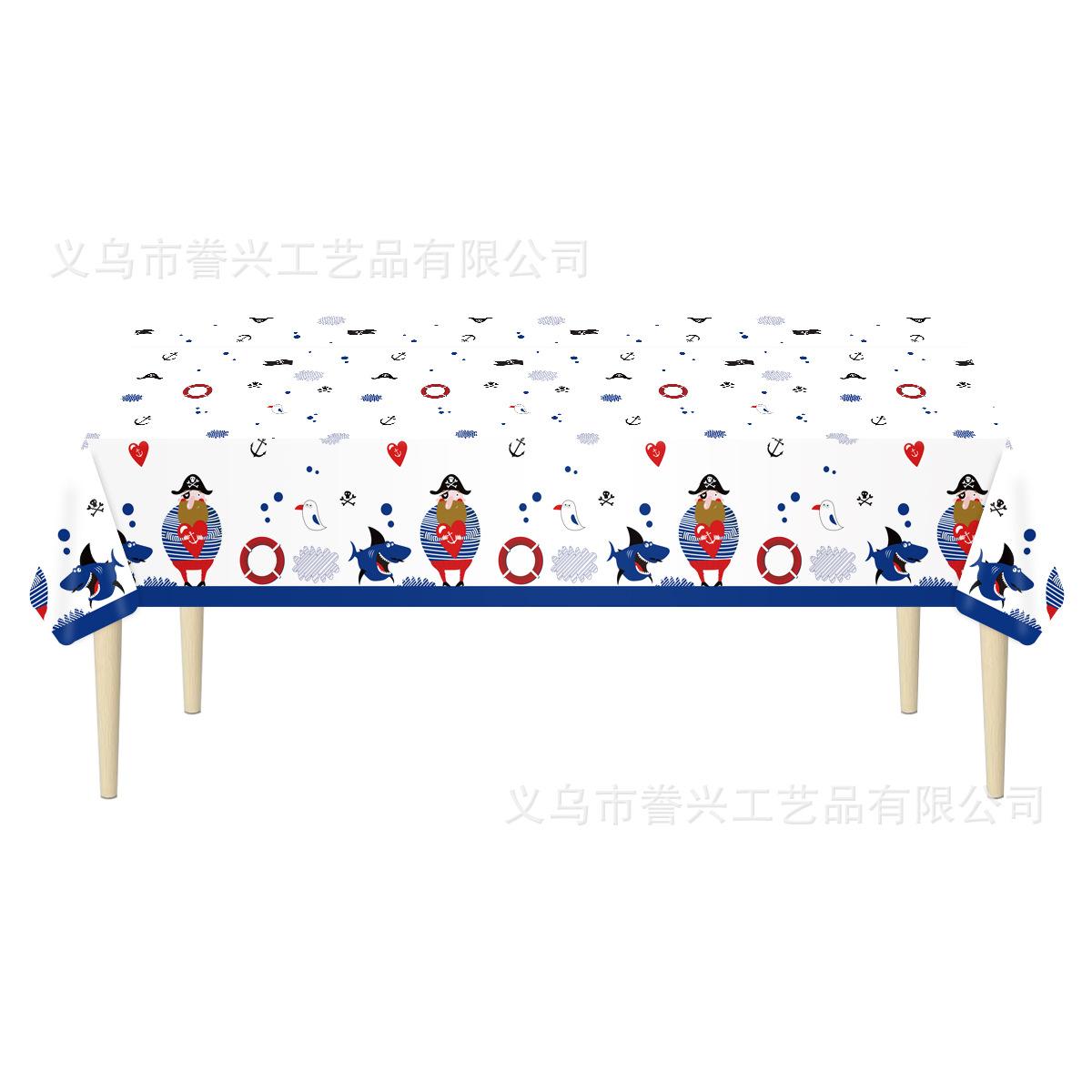 

American Holiday Party Tablecloth France Mexico National Holiday Disposable Pe Tablecloth Decoration Waterproof And Oil-Proof Mexican tablecloth 137 * 274cm
