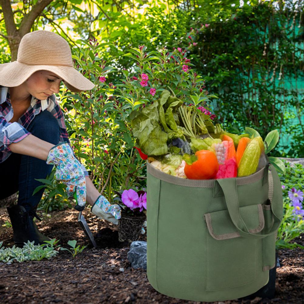 Waterproof Canvas Tool Bag Heavy-duty Waterproof Canvas Tool Storage Bag with Capacity Portable Organizer for Garden