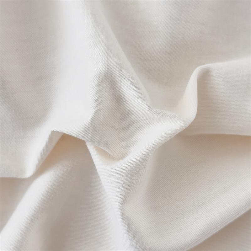 100% Cotton Solid Color Fitted Sheet 3Pcs Mattress Cover with Elastic Band Skin-friendly Soft Home Hotel Queen Size Bedding Set