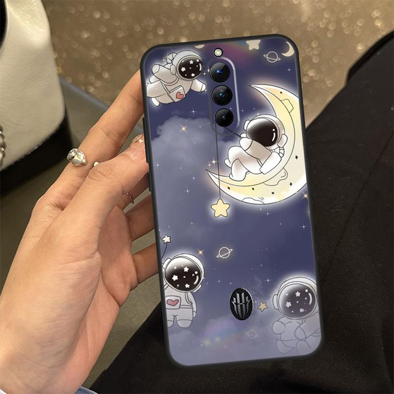 Cute galaxy Astronaut Case For ZTE Nubia Red Magic 10 Air 6S 7S 7 Pro RedMagic 11 8 9 10 8S 9S 10S Pro Plus Cover