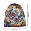 Custom Colorful Music Musical Notes Skullies Beanies Caps Hip Hop Winter Warm Unisex WoUnisex Knitting Hats Unisex Adult Bonnet Hats
