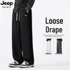 JEEP SPIRIT Men's Loose Straight-Leg Sweatpants