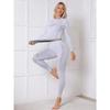 CHARMLEAKS Intimo termico da donna, set di pantaloni e top, mutande lunghe da donna, strato di base caldo per il freddo