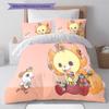 One Piece Jolly Roger Logo Pattern Bedding Quilt Set Quilt Cover Pillowcase Home Birthday Gift(1 * duvet cover + 2 * pillowcase, without core)