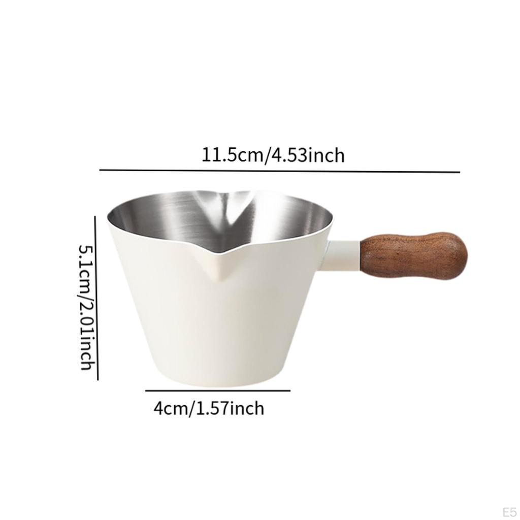 120ml Odměrka na kávu s rukojetí, Multifunkční dárek, Džbánek na mléko, Nalévací nádobka pro domácnost