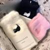 Women Socks Feel Cute Cat Cozy Hairy Mink Velvet Girls Socks Autumn Winter Hosiery Thickened Plush Warm Sleep Home Fluffy Socks