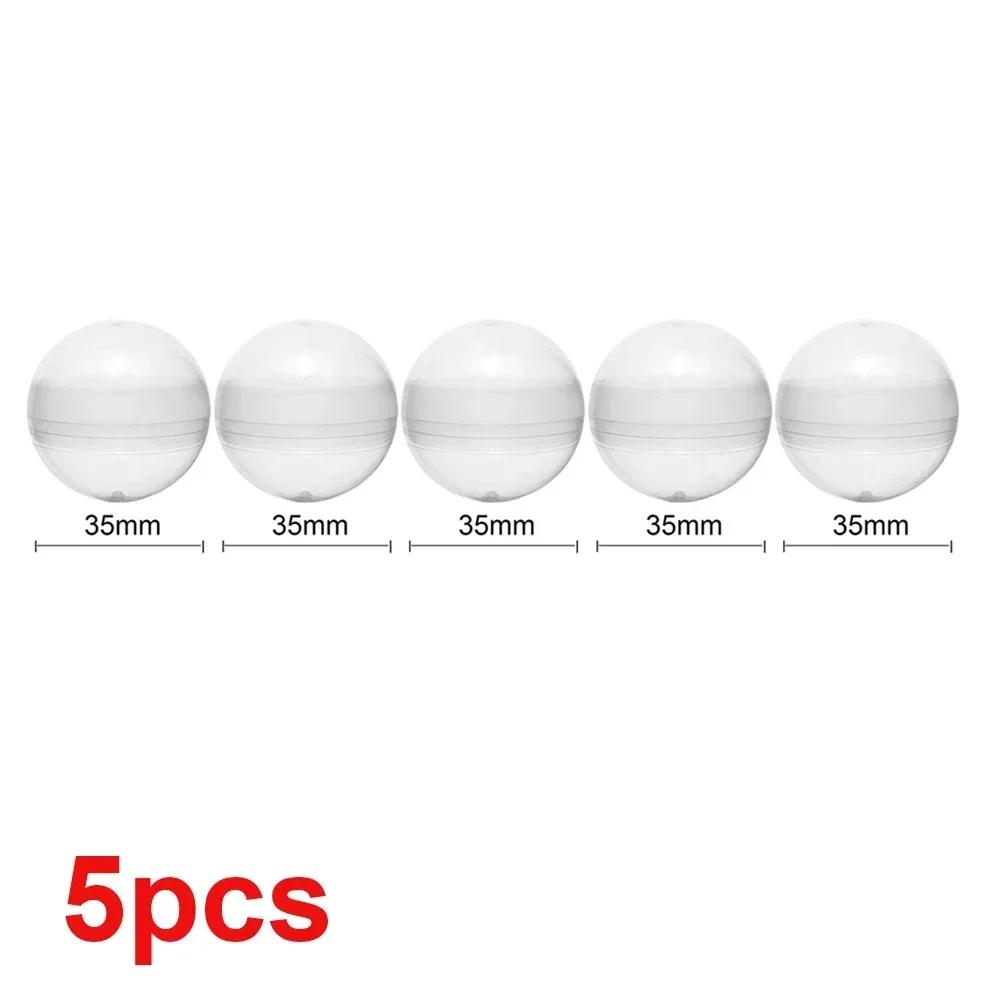 Empty Round Clear Capsules Toys Storage Case Egg Gumball Machines Small Container for Kids Party Favor Prize Toy Vending Eggs