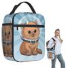 Keep Calm Kitty Insulated Lunch Bag for Women Kids Leakproof Food Boxes Thermal Lunch Box Tote