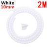 2M 16/10mm Flexible Spiral Cable Wire Protector Cable Organizer Computer Cord Protective Tube Clip Organizer Management Tools