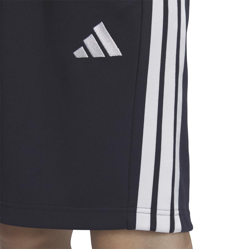 Adidas JZR04 Regular Fit Double Knit Shorts in Legend Men's 3-Stripes Ink/White (JV6993)