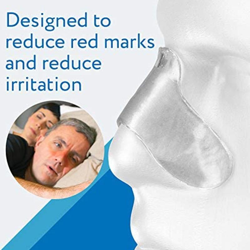 1 Stück Nasenpolster für CPAP-Maske CPAP-Nasenpolster BPAP-Zubehör für CPAP-Gerät Schlafapnoe-Maske Komfortpolster Kissen für die meisten Masken