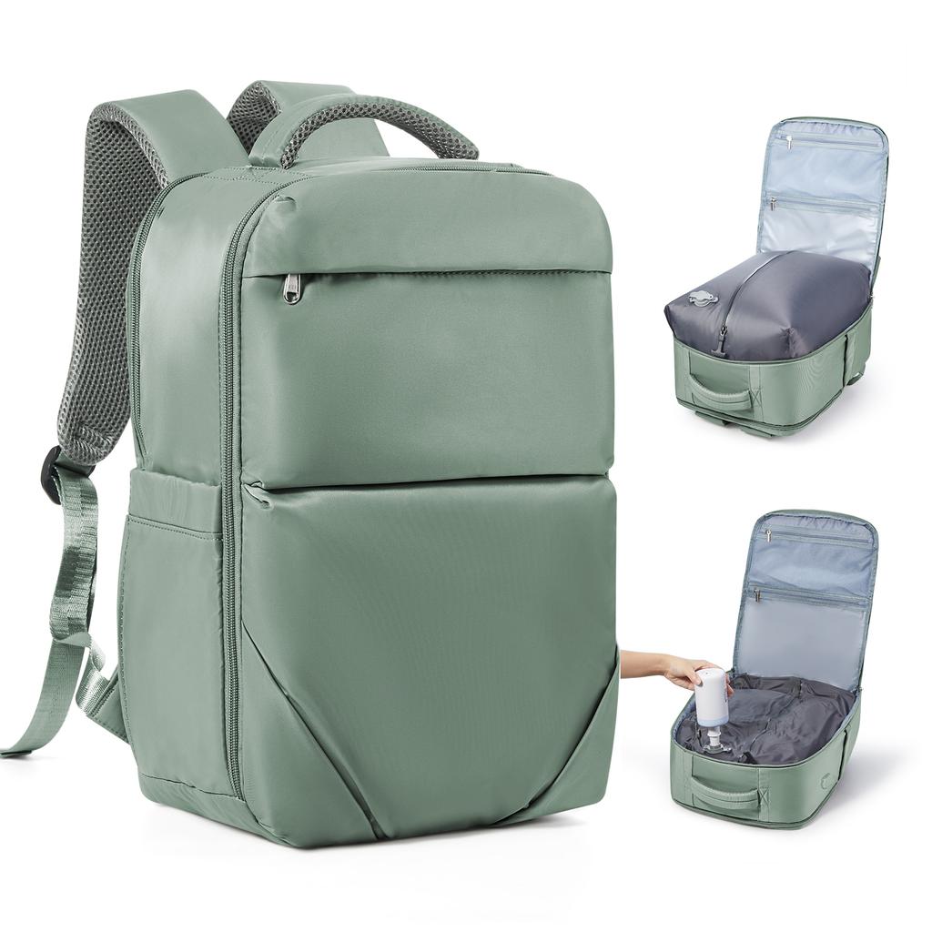 Wanderrucksack mit großem Fassungsvermögen und Vakuum-Kompressionsfach, langlebiges Nylon, ideal für Damen-Reiserucksack, Air-Rucksack