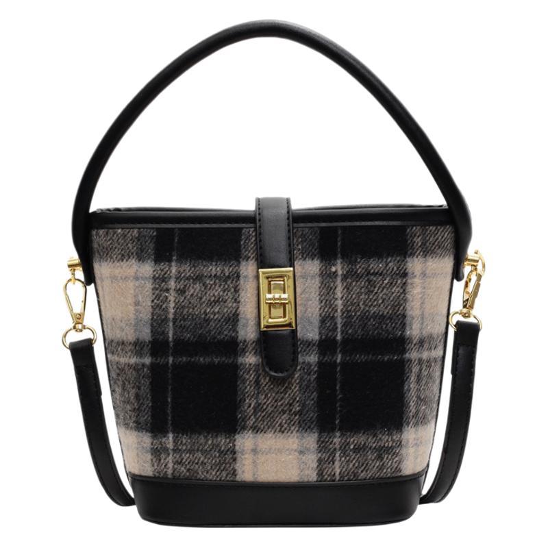 Leopard Print Premium Sense Bucket Bag Women's 2025 Autumn and Winter New Retro Casual Messenger Bag Fashionable Versatile Shoulder Women's Bag