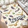 Custom Name Personalized Movie Potter Print Carpet, Versatile Home Decor Rug, for Playroom, Apartment, Balcony, Entryway, Hallway Gift