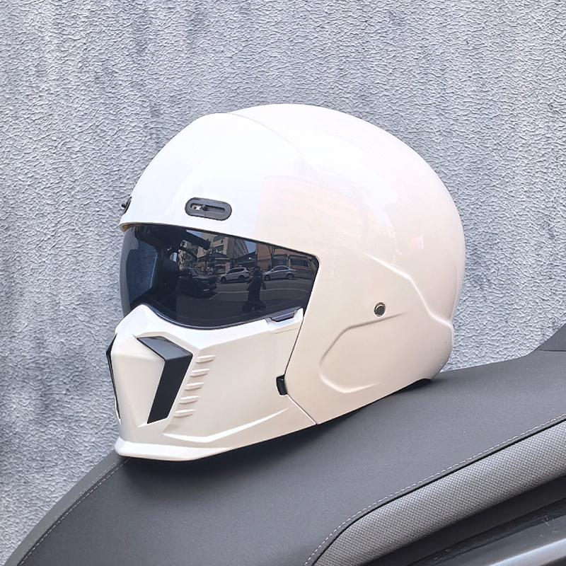 ORZ New Scorpion Retro Motorcycle Cascos Moto Locomotive Personality Multi-purpose Combination Helmet Half M L XL XXL XXXL