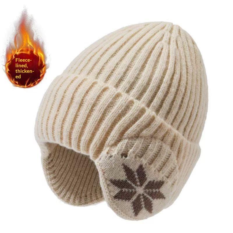 Outdoor Ski Hat Winter Thick Beanie Hat With Fleece Lined For Men Women Winter Solid Knitted Wool Skull Cap For Outdoor Use