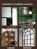 Transparent Frosted Glass Stiers Pattern Batoom Privacy Protection Against Light Exposure Home Decor Accories