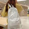 Schultasche Neuer Trend Vielseitiger Rucksack Große Kapazität Einfarbige Einfache Freizeit-Reise-Rucksack Mittelschüler Schultasche