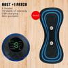 Portable Ems Neck Massager With 8 Modes And Lcd Display Perfect For Neck Back Muscle Pain Relief Home Office Travel
