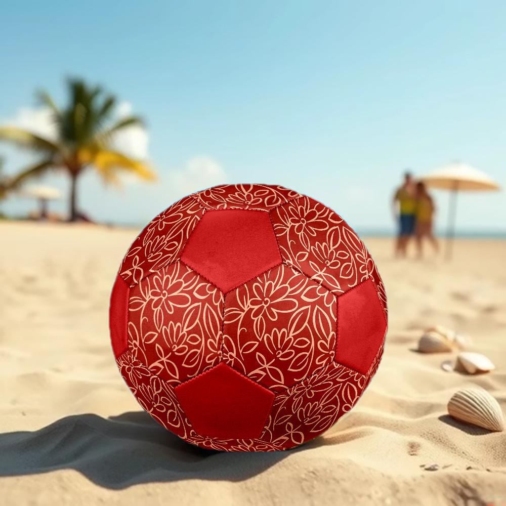 1PC Floral Signage Soccer Ball Size 5 Football Machine Sewn Indoor/Outdoor Universal Football Gift W34