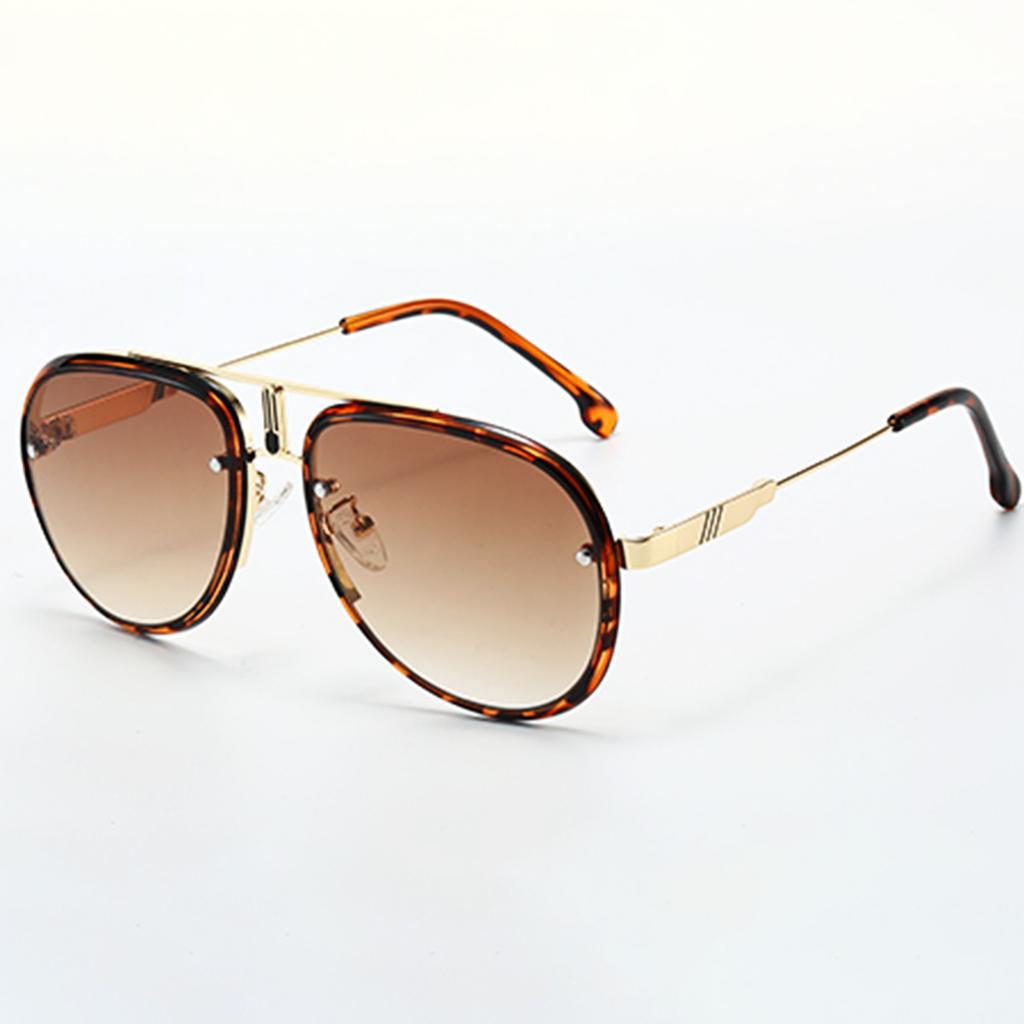 Retro Oval Metal Sunglasses For Women Men Luxury Fashion Brand Female Sun Glasses Punk Unisex Stylish Shades Uv400