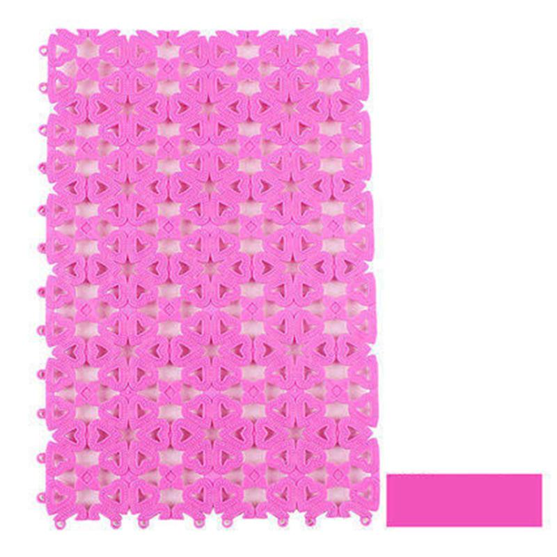 Spleißbare Kunststoffkäfigmatte für Hunde, Katzen, Kaninchen, Hohlloch-Design, Anti-Fall-Katzenstreumatte