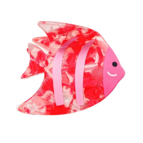 Hair Claw Marine Animal Shape Back Head Hair Clip Anti-slip Teeth Strong Grip Shark Hair Clip Versatile Hair Accessory