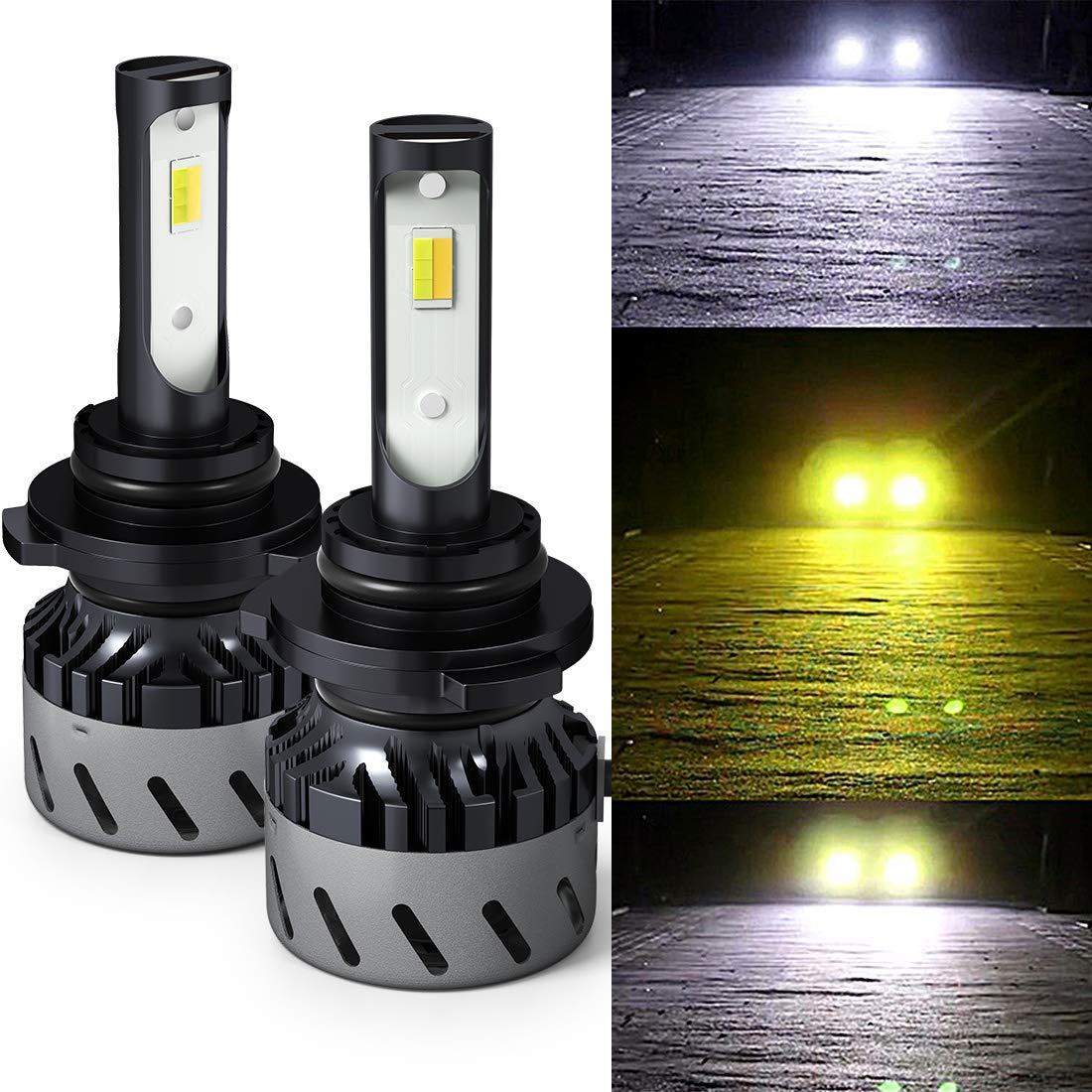 

HB3 9005 Compact LED Headlight, 3 Color Temperatures, 3 Modes, Integrated, High Beam, Ultra HB3(9005)