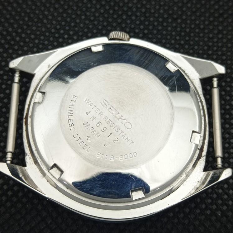 USED VINTAGE SEIKO AUTOMATIC 6118 JAPAN MENS ORIGINAL DIAL WATCH 621d-a415715-2 SKU621d-a415715