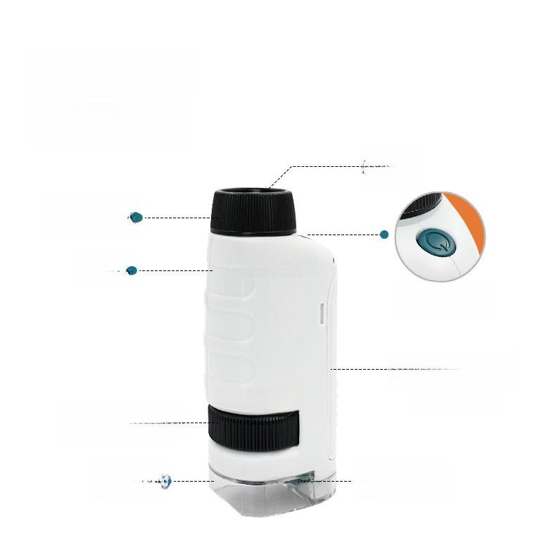 Portable High-Definition Handheld Microscope for Children's Science Education and Experiments