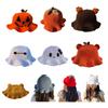 Crochet Pumpkin Bucket Hat Bucket Hat Crochet Pumpkin Fisherman Hat for Adult Teens Skin-Friendly Floppy Hat