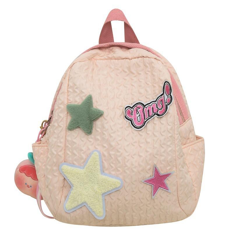 

Backpack Women Korean Style Sweet Middle School Students Simple Large Capacity Small Fresh Factory