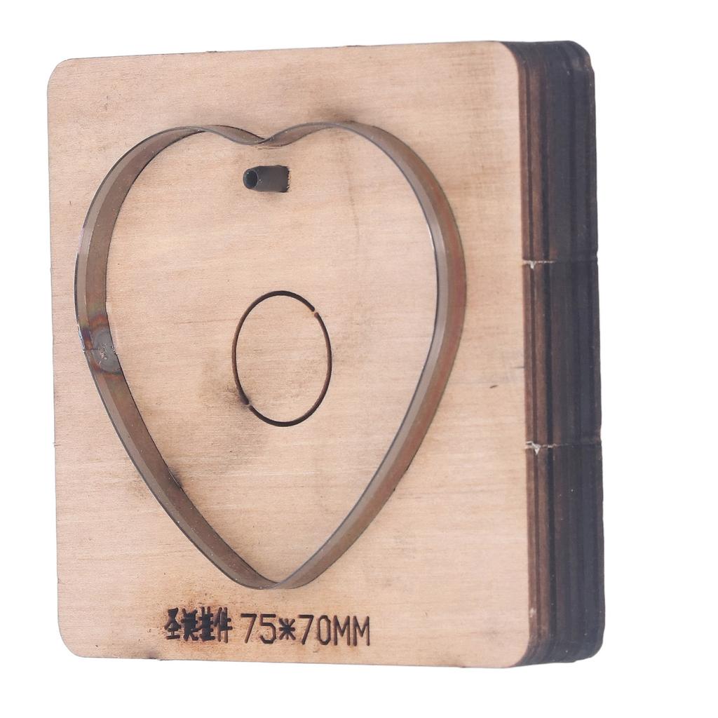 Leder Stanzform Herzform Legierter Stahl Holz Mehrzweck Schneidform Metall Vorlage Form