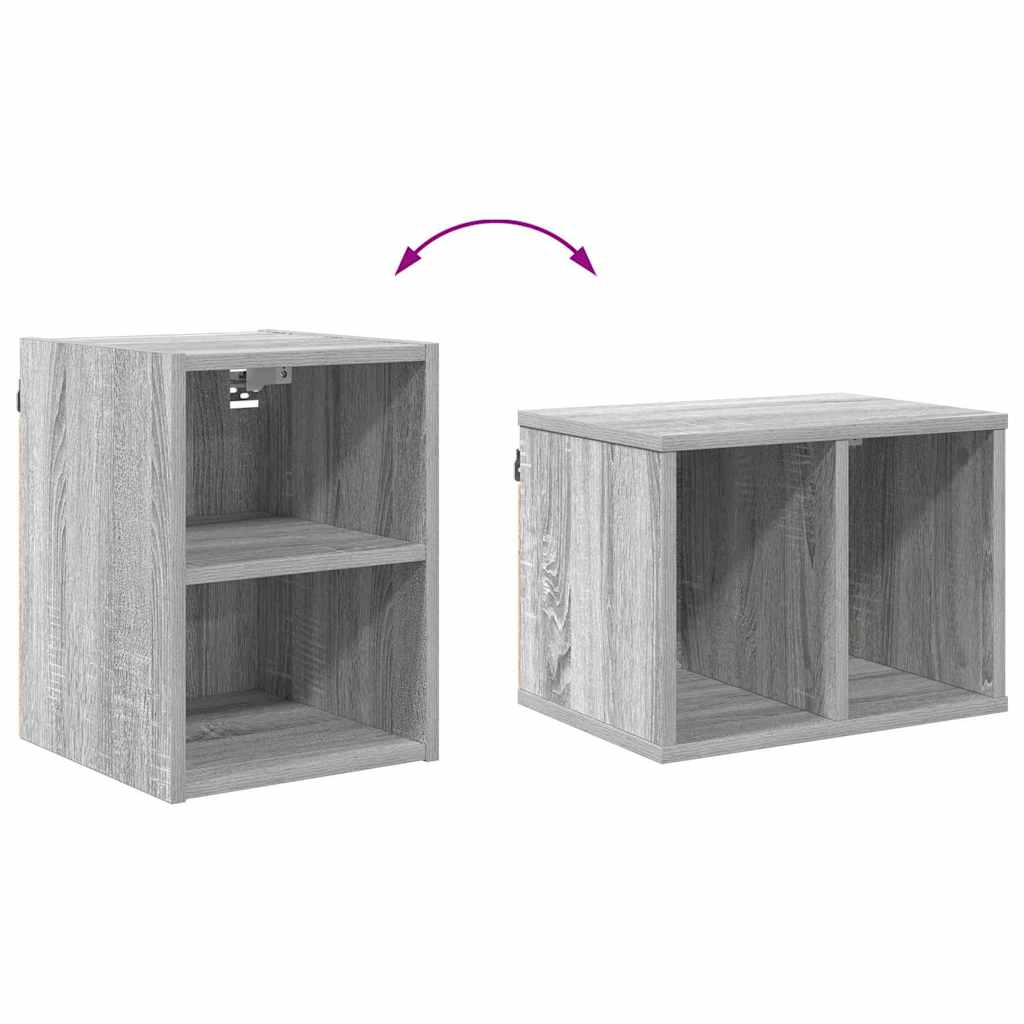 Hanging Cabinet Grey Sonoma 30 x 29.5 x 40 cm Particleboard