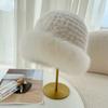 Women Luxury Winter Hat Real Rex Rabbit Fur Bomber Hats Lady Winter Genuine Fox Fur Cap Beanies Warm Soft Fluffy Natural Fur Hat