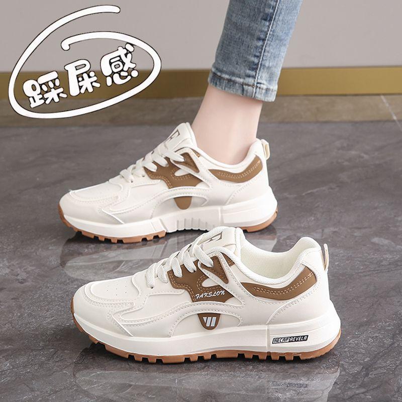 Women's shoes spring 2025 new lightweight soft-soled casual sports shoes running shock-absorbing Forrest Gump shoes student dad shoes women