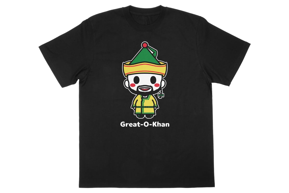 

New Japan Pro-Wrestling Great-O-Khan E-Khan Chapter 9 Chibi Emperor O T-Shirt, Size M, 6621103907