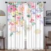 Blackout Curtain for Room 2 Panel A Little Flowers Kitchen Curtains Blinds Home Interior Curtains Tulle for Bedroom Shades Child