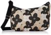 Bianco Damen Schulter-Pochette, Schwarz