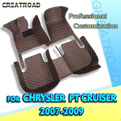 Car Floor Mats for Chrysler PT Cruiser 2007 2008 2009  Auto Foot Pads Automobile Carpet Cover