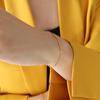 Minimalist Women's 18K Gold-Plated Titanium Snake Chain Bracelet