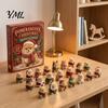 Conto alla Rovescia di Natale Divertente 2026 Calendario dell'Avvento per Cani, Set di Ornamenti Acrilici da 24 Giorni con Mini Regali di Compleanno per Cuccioli per Bambini Figure, Albero Piatto 2D
