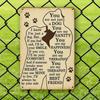 Vintage Dog Love Sign - 20x30cm Heartwarming Metal Decor for Pet Lovers