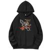 Skeleton Dancing In The Rain Funny Printed Sweater Fashion Clothes Long Sleeves Birthday Gift Graphic Hoodies Cotton Sweatshirt