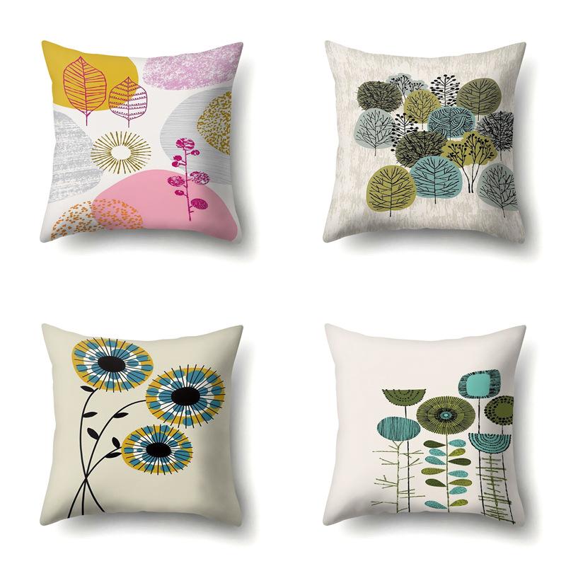 Polyester Pillowcase Automobile Decoration Home Printed Pillowcase