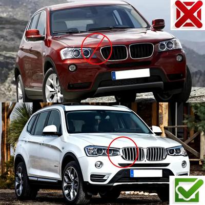 Pentru BMW X3 F25 X4 F26 2014 2015 2016 2017 Grilă Auto Stil Diamant Bară Fată Sport Rinichi Grilă de Curse Negru Piese de Schimb