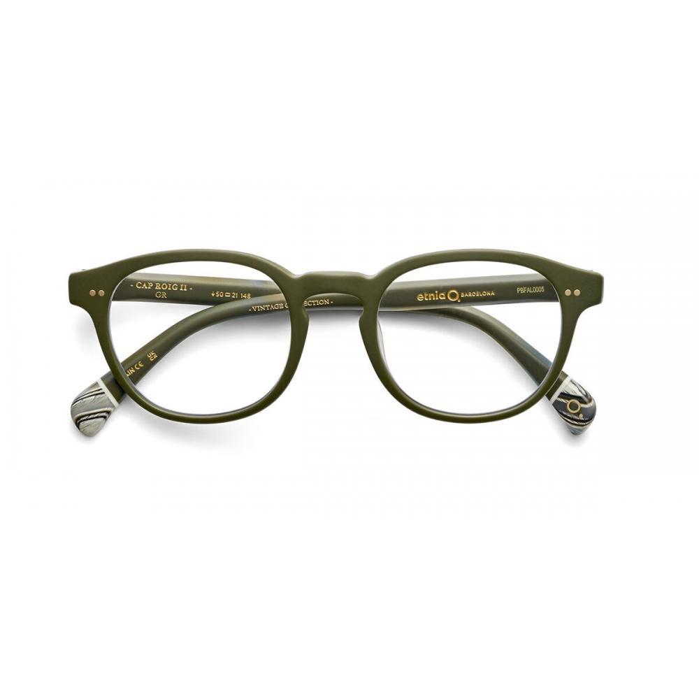 

Etnia Barcelona Unisex Eyeglasses Cap Roig Ii Gr Muddy Green/48-21-145